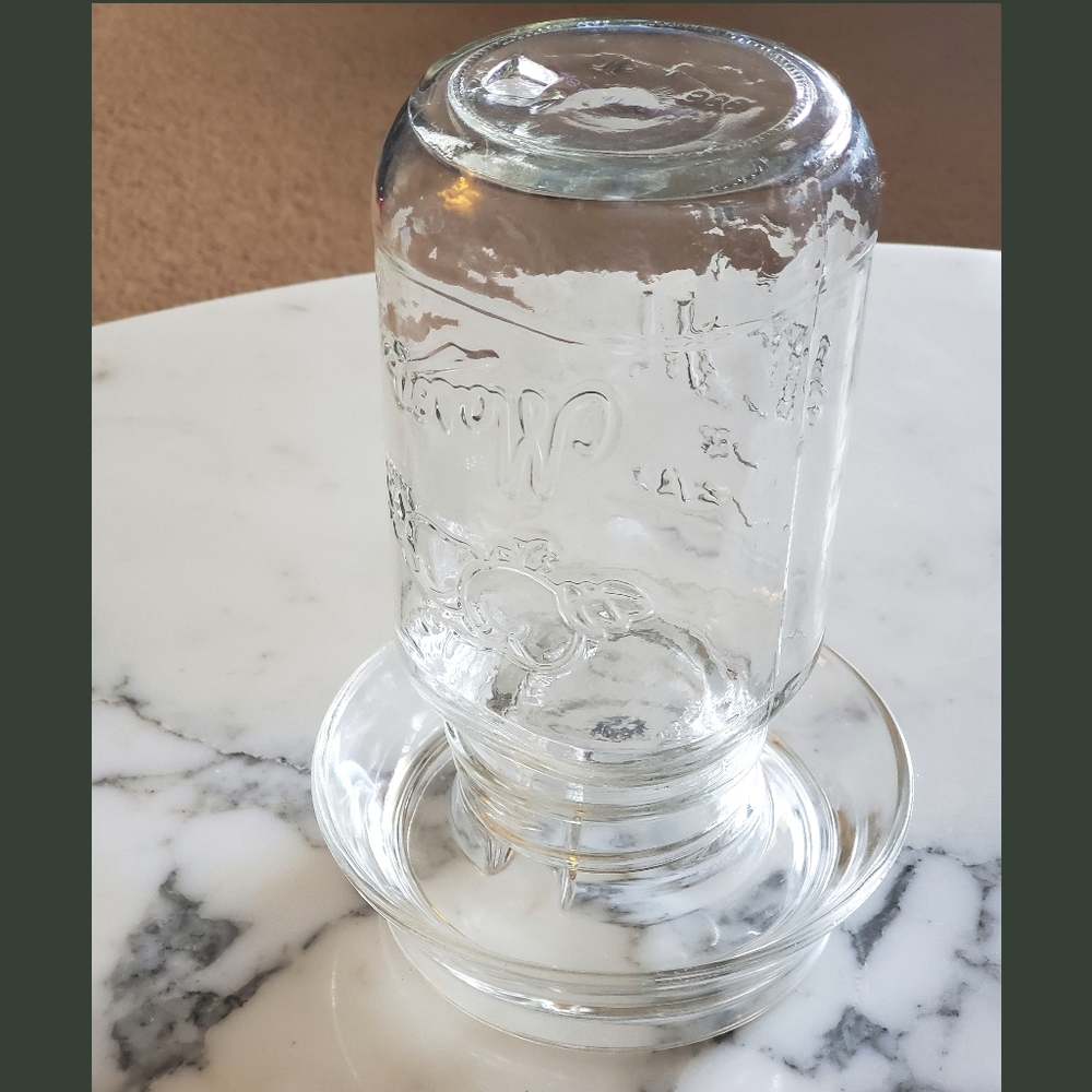 Antique chicken waterer vintage
